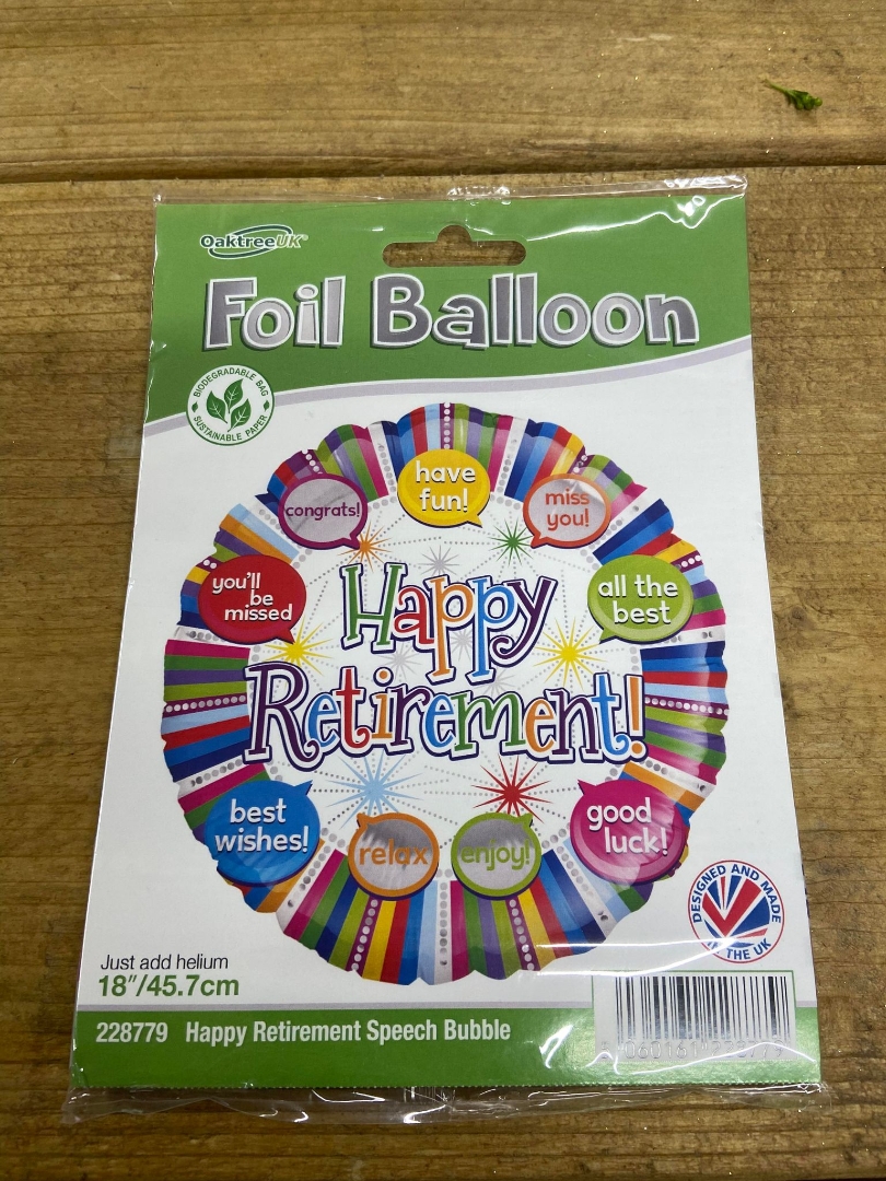 Happy Retirement Balloon