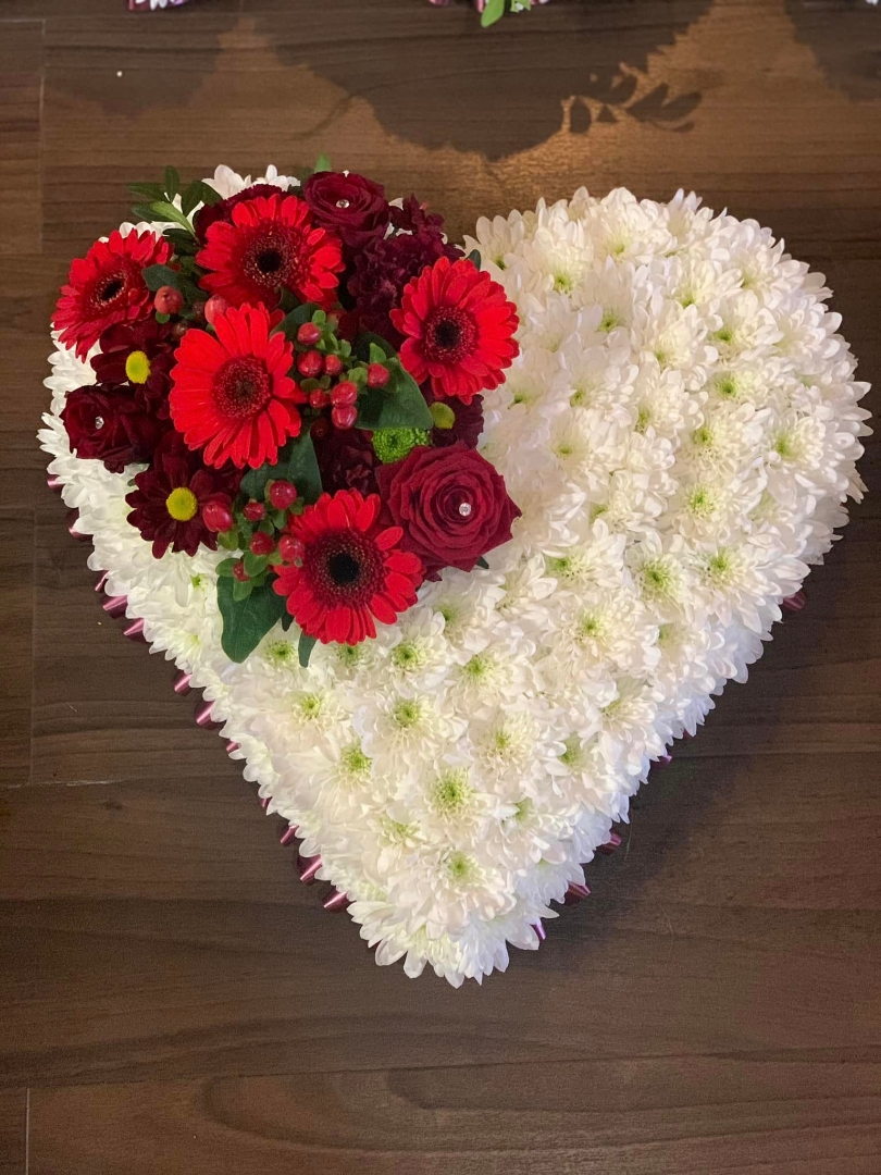 Heart Posy Wreath Tributes