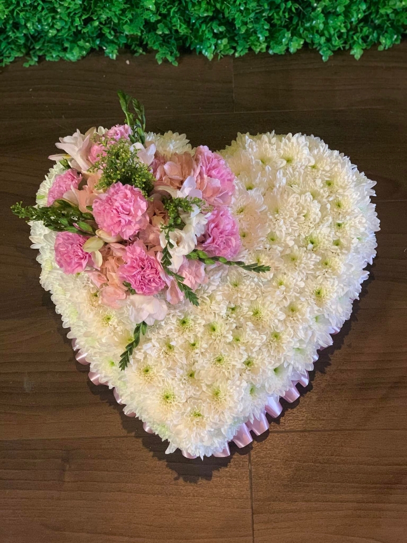 Heart Posy Wreath Tributes